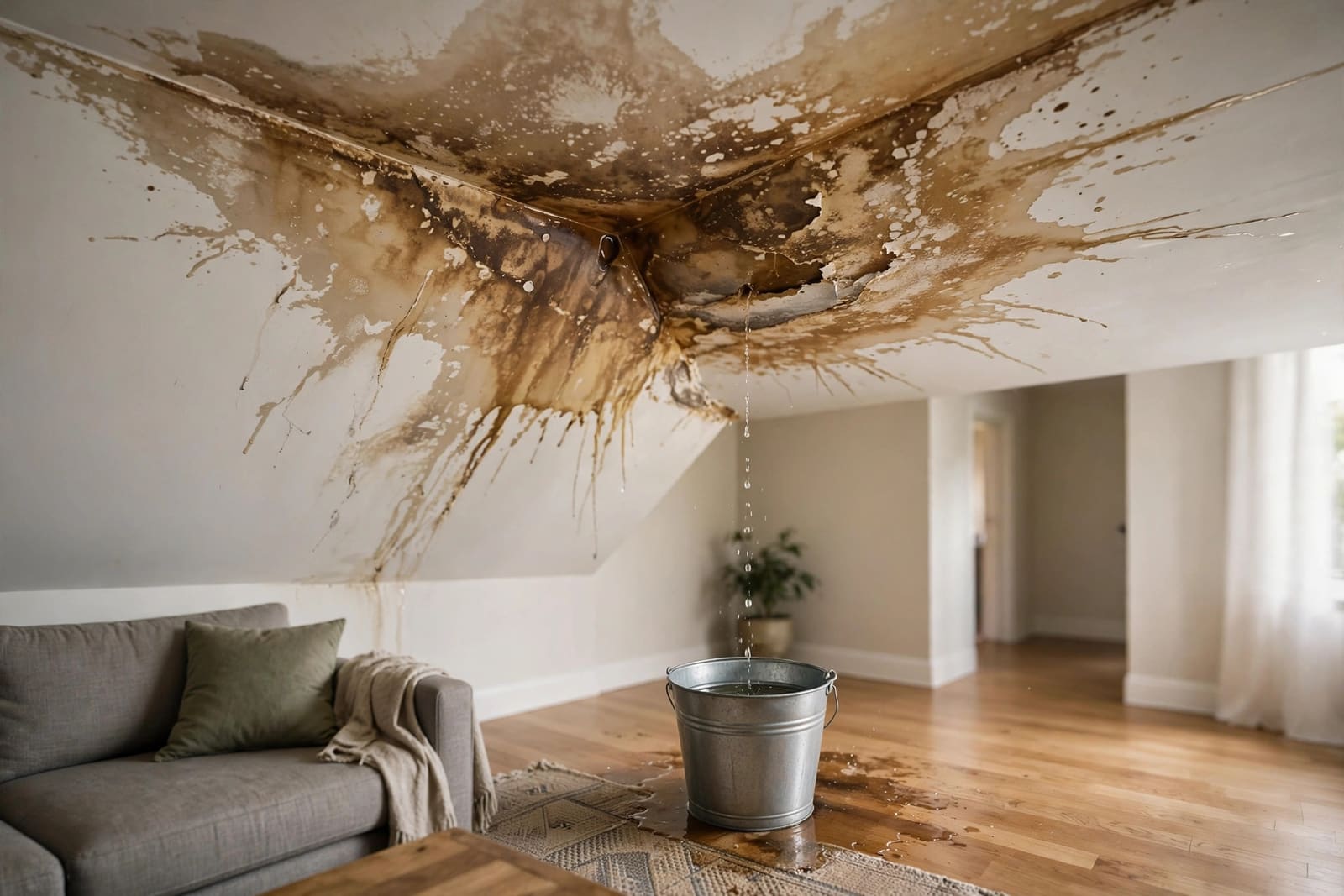 Ceiling water stain